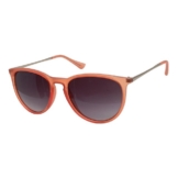 LUXXADA Sonnenbrille (Damen Brille mit Brillenbeutel) Panto Gestell in transparent Orange