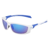 Viwanda Sonnenbrille Infinite Motion Eins Sportbrille Weiß & Blau (Mit Aufbewahrungsbeutel / Reinigungstuch)