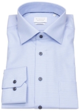 Eterna Businesshemd Modern Fit leicht tailliert bügelfrei Kentkragen