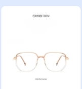 PACIEA Lesebrille Damen Blaulichtfilter Glitzerrand Oversized Anti-Müdigkeit