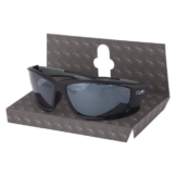Viwanda Sonnenbrille Infinite Motion Eins Sportbrille Schwarz & Grau (Mit Aufbewahrungsbeutel / Reinigungstuch)
