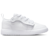 Jordan 1 Low Unisex Schuhe - Weiß - Größe: 35 - Leder - Foot Locker