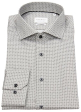 Eterna Langarmhemd Modern Fit extra langer Arm leicht tailliert bügelfrei