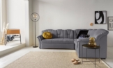 DOMO collection Ecksofa Papenburg B/T/H: 242/190/84 cm L-Form, wahlweise mit Bettfunktion, Langer Schenkel links oder rechts