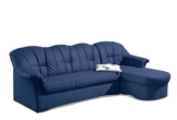 DOMO collection Ecksofa Papenburg, zeitlose Rückensteppung, elegante Formensprache, L-Form, in großer Farbvielfalt, wahlweise mit Bettfunktion