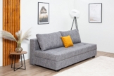 COLLECTION AB Schlafsofa DARIA inklusive Schlafunktion und Bettkasten, Schlafsofa,Bettfunktion,Bettkasten,inklusive Rückenkissen,Federkern