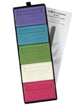 5 Verschiedene Provence Seifen Sheabutter Geschenkset in Geschenkbox