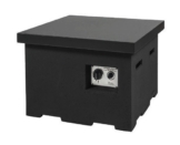 Happy Cocooning Deckel für Feuertisch klein quadratisch schwarz