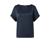Tchibo - Blusenshirt im Materialmix - Damen - Gr. XXL - dunkelblau
