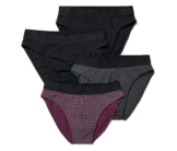 Tchibo - 4 Slips - Herren - Gr. Xl/7 - anthrazit/print