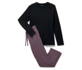 Tchibo - Pyjama - Herren - Gr. M - bordeaux/print