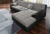 DOMO collection Ecksofa Treviso viele Bezüge, auch in Cord, L-Form, B/T/H: 267/80/83 cm, wahlw. mit Bettfunktion, inkl. Zierkissen, Unser Dauertiefpreis