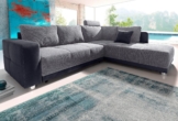Jockenhöfer Gruppe Ecksofa Orlando L-Form, B: 257 cm, mit Bettfunktion, Bettkasten, Zierkissen & Kopfstützen