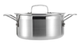 Le Creuset Bratentopf 3-Ply Edelstahl 20cm