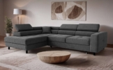 OTTO home Ecksofa AADEN Schlafsofa 254 cm - OTTO. Verlässliche Qualität., mit Bettfunktion, Bettkasten, Kopfstützen, rechts/links bestellbar