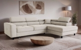 OTTO home Ecksofa AADEN Schlafsofa 254 cm - OTTO. Verlässliche Qualität., mit Bettfunktion, Bettkasten, Kopfstützen, rechts/links bestellbar
