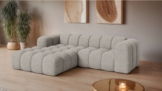 OTTO home Ecksofa KALLIE L-Form, 248 cm - OTTO. Verlässliche Qualität., Bubble Optik, moderne Steppung, hoher Sitzkomfort