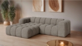 OTTO home Ecksofa KALLIE L-Form, 248 cm - OTTO. Verlässliche Qualität., Bubble Optik, moderne Steppung, hoher Sitzkomfort