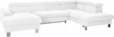 COTTA Wohnlandschaft Komaris U-Form, B: 320 cm, mit Kopfteilverstellung, optional Bettfunktion, Bettkasten & Licht