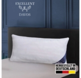 Excellent 3-Kammer-Kopfkissen Davos, mit 100% Gänsedaunen in den Außenkammern gefüllt