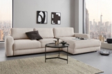 Home affaire Ecksofa Bloomfield, bequem und elegant, Breite 303cm, L-Form, wahlweise mit Bettfunktion und Bettkasten, Unser Dauertiefpreis