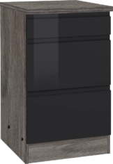 KOCHSTATION Unterschrank KS-Virginia 50 cm breit, mit Auszügen