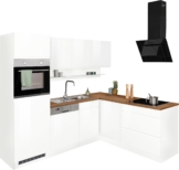 KOCHSTATION Winkelküche KS-Virginia, Stellbreite 230/190 cm, wahlweise mit Induktion