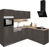 KOCHSTATION Winkelküche KS-Virginia, Stellbreite 230/190 cm, wahlweise mit Induktion
