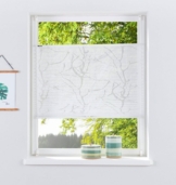 OTTO home Plissee Anna, Lichtschutz, ohne Bohren, verspannt, Klemmfix, Ästemotiv, Bestseller mit über 500 4,5-Sterne-Bewertungen, Klemmträger