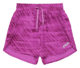 Fila Damen-Funktionsshorts - Damen - Gr. XS - lila/print