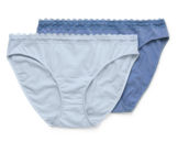 Tchibo - 2 Slips - Damen - Gr. S - blau