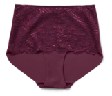 Tchibo - Highwaist-Panty »light-shaping« - Damen - Gr. S - bordeaux