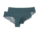 Tchibo - 2 Magic-Cut-Brazil-Slips - Damen - Gr. L - petrol