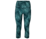 Tchibo - 3/4-Sportleggings »ActivePower« - Damen - Gr. S - petrol/print