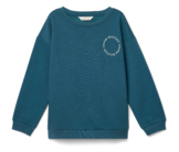 Tchibo - Kinder-Sweatshirt mit angerauter Innenseite - Kinder - Gr. 122/128 - hellgrau
